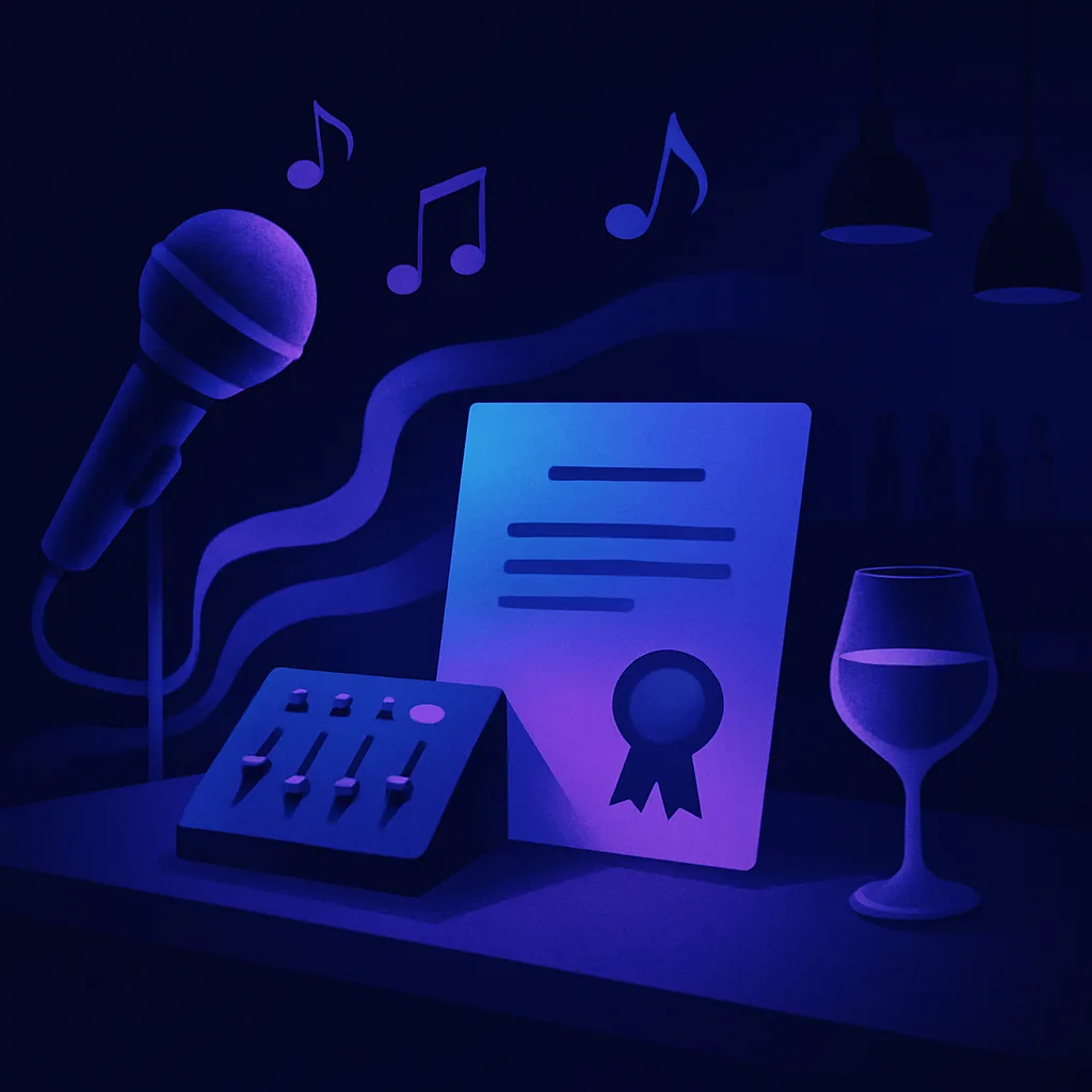 Certyfikat legalności muzyki w lokalu: co to jest?