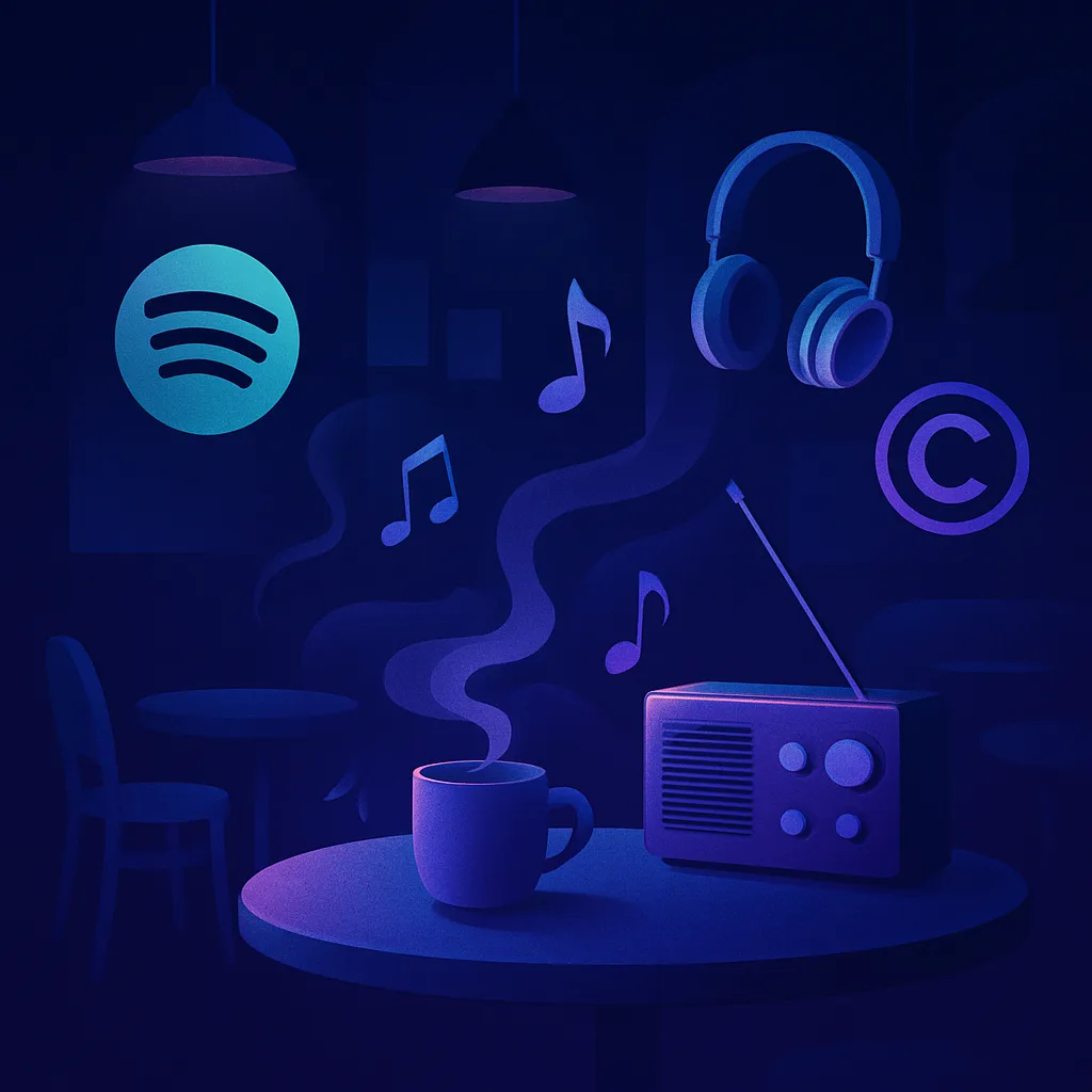 Legalne odtwarzanie muzyki w kawiarni bez ZAiKS